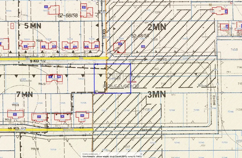 Działka budowlana 2 059 m², Czersk