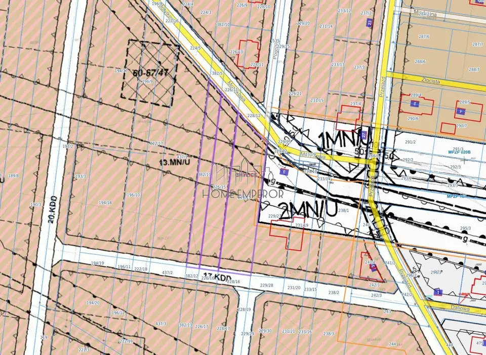 Działka budowlana i inwestycyjna 3 997 m², Chylice