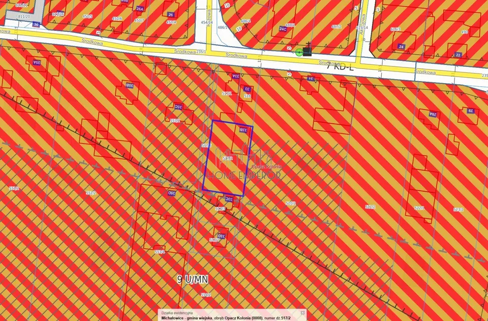Działka budowlana i inwestycyjna 1 335 m², Opacz-Kolonia