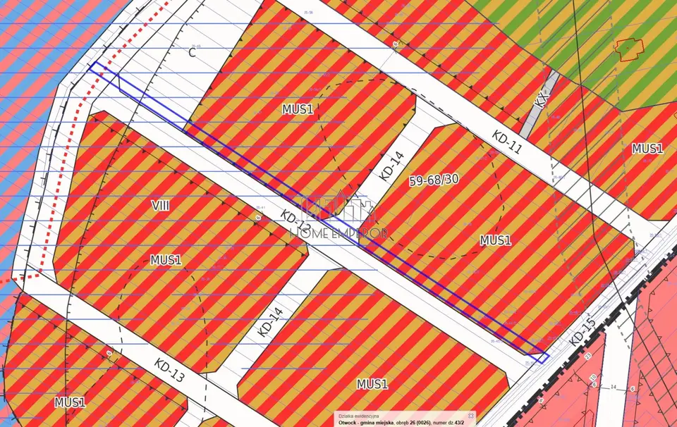 Działka budowlana i rolna 1 516 m², Otwock, Świdry Wielkie