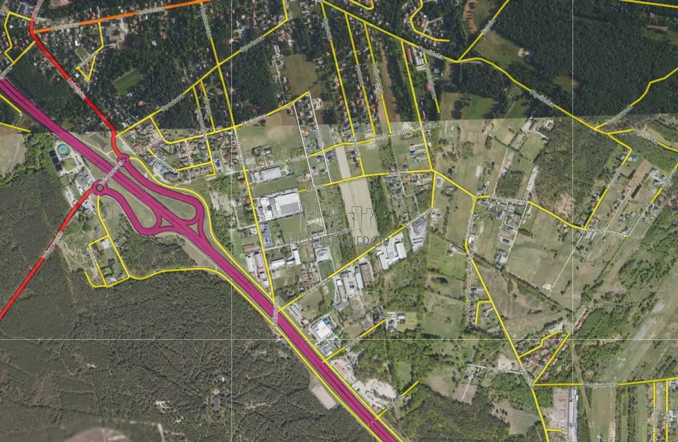 Działka budowlana 4 042 m², Wiązowna Kościelna