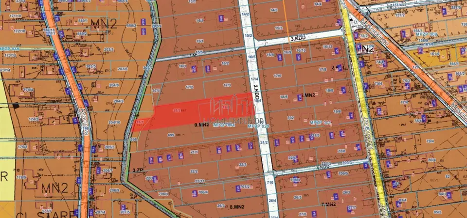 Działka budowlana 3 050 m², Lipków