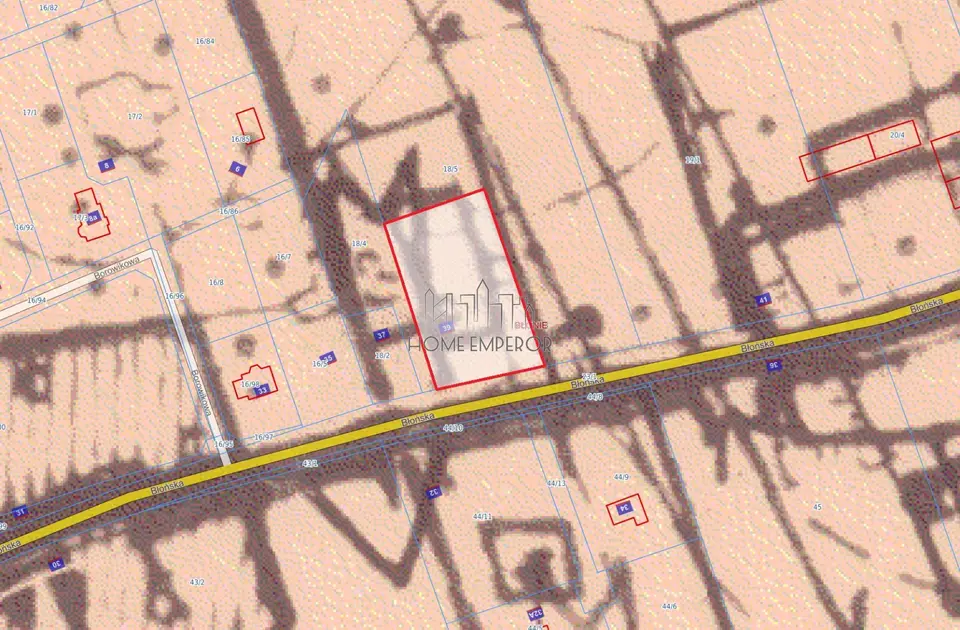Działka budowlana 2 200 m², Błonie