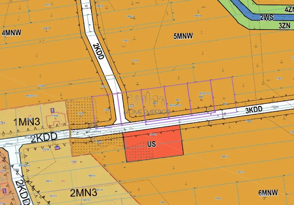 Działka budowlana 900 m², Lipków