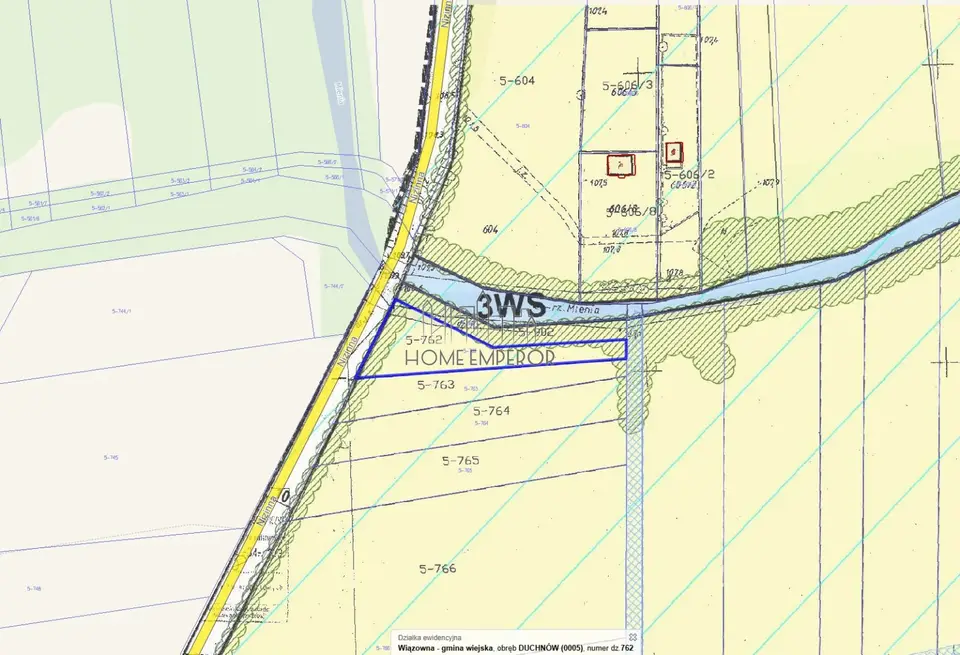 Działka rolna 1 003 m², Duchnów