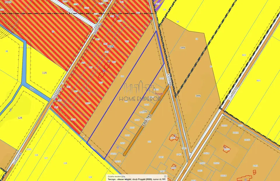 Działka budowlana 1,8 ha, Przypki