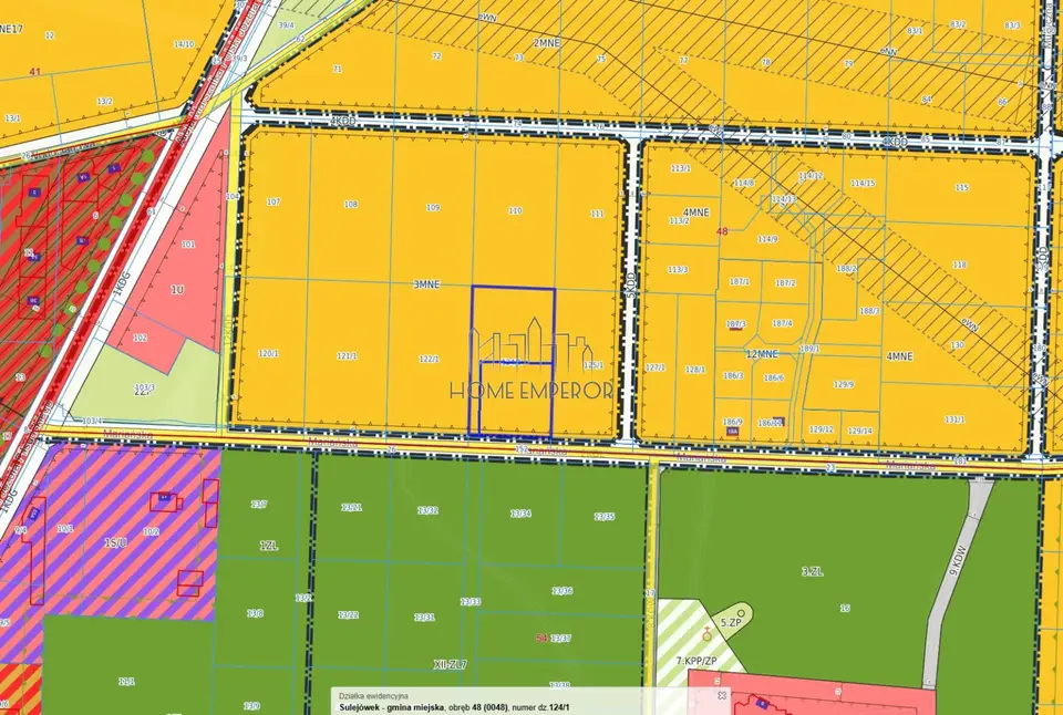 Działka budowlana 2 024 m², Sulejówek, Żurawka
