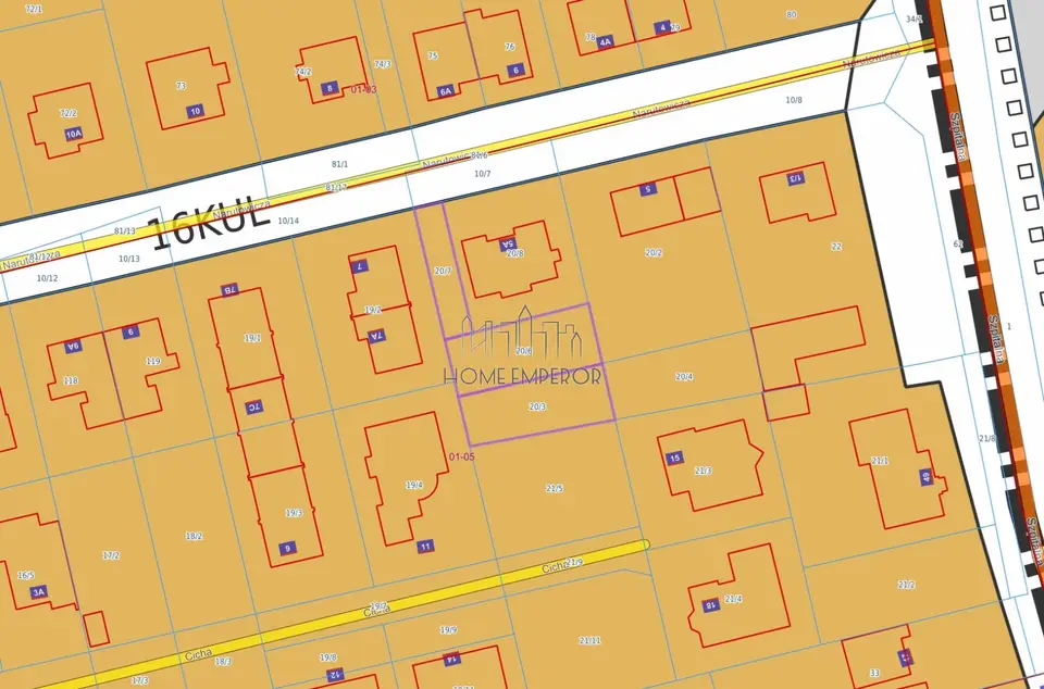 Działka budowlana 503 m², Ząbki