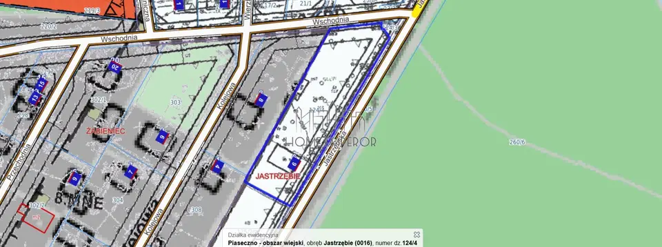 Działka budowlana 1 871 m², Jastrzębie