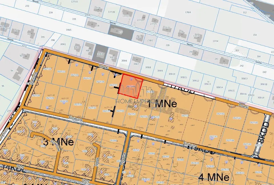 Działka budowlana 1 800 m², Magdalenka