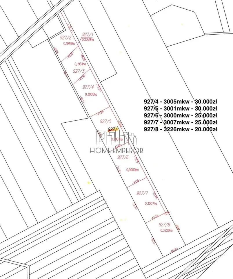Działka rekreacyjna i rolna 3 000 m², Ostrów Lubelski