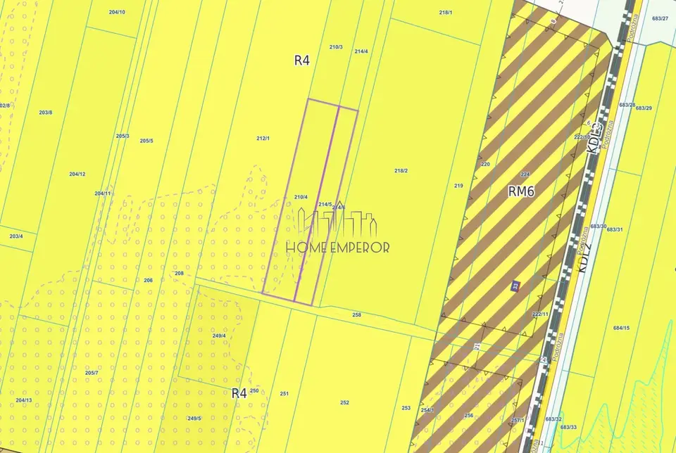 Działka rolna 2 384 m², Dziekanów Nowy