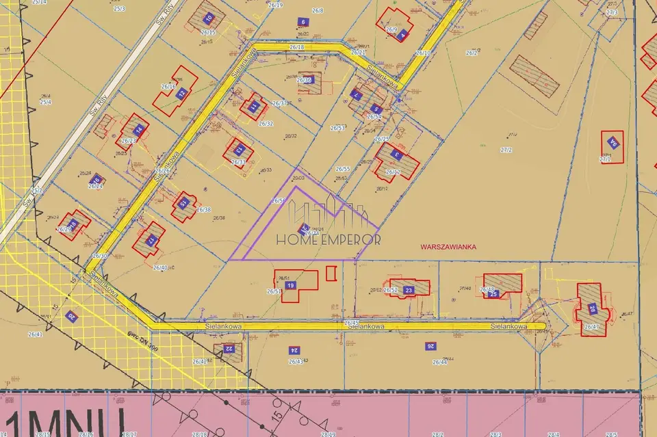 Działka budowlana i inwestycyjna 1 670 m², Warszawianka