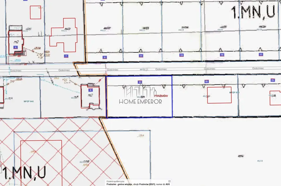 Działka budowlana i inwestycyjna 1 000 m², Prażmów