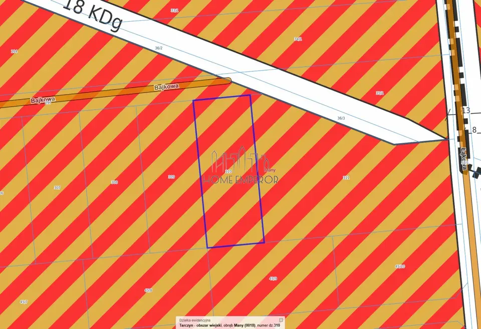 Działka budowlana i inwestycyjna 1 000 m², Many