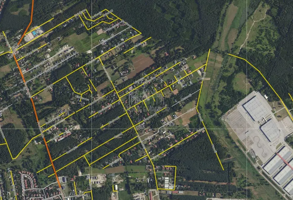 Działka budowlana 2 415 m², Strzeniówka