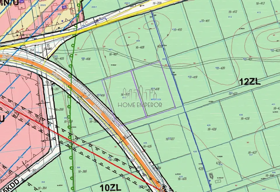 Działka leśna 4 155 m², Wólka Radzymińska