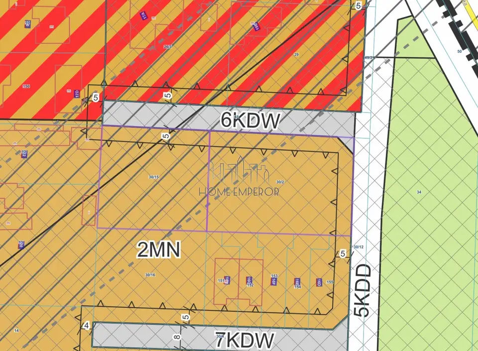 Działka budowlana 2 651 m², Błonie, Osiek