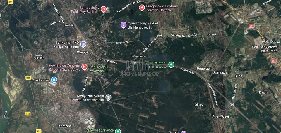 Działka budowlana 1,29 ha, Otwock, Soplicowo