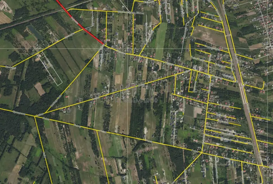 Działka budowlana 1 100 m², Gabryelin