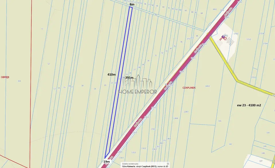 Działka leśna 9 500 m², Czaplinek
