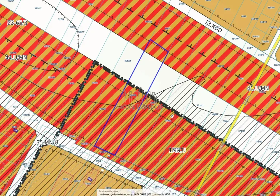 Działka budowlana i inwestycyjna 3 352 m², Jabłonna