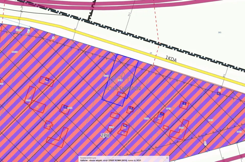 Działka inwestycyjna 2 000 m², Stary Konik