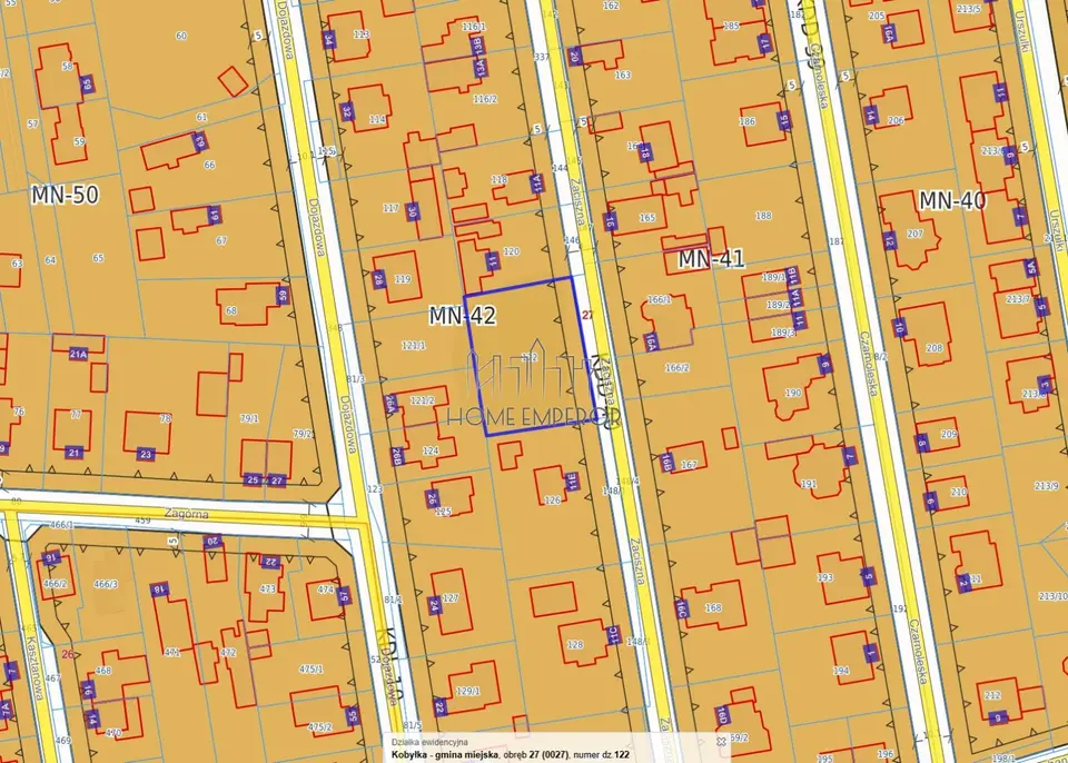Działka budowlana 1 222 m², Kobyłka