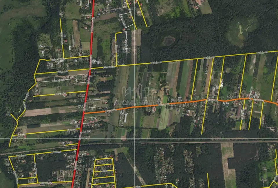 Działka budowlana i siedliskowa 1 200 m², Nowy Prażmów