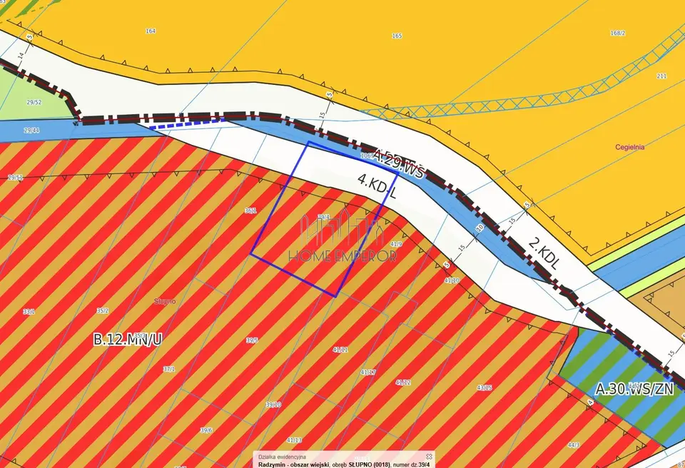 Działka budowlana i inwestycyjna 2 500 m², Słupno