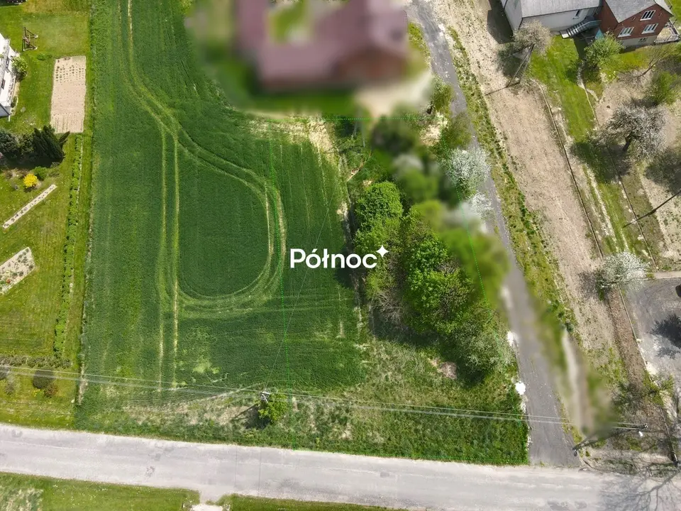 Działka budowlana 1 100 m², Łobzów