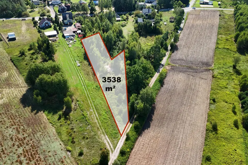Działka budowlana 3 550 m², Wólka Kokosia