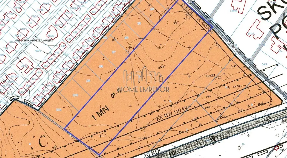 Działka budowlana 2,23 ha, Konstancin-Jeziorna, Skolimów